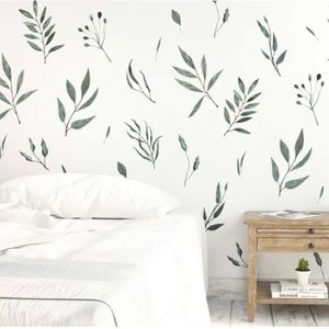 New in box - 44 piece Urban Walls leaves / greenery wall decal set